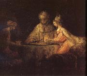 Three People Rembrandt